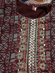 New Silk Kurti - 38 Size