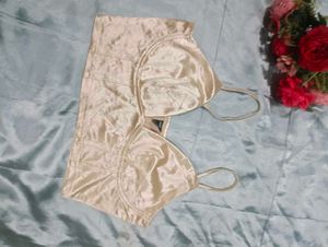 Shein Gold Corset Top