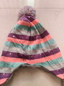 Girls Winter Wear Cap Age 7-8 Years