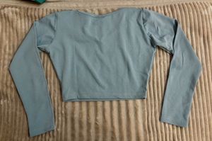 Blue Crop Top