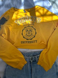 YELLOW FULL SLEEVES TOP💋