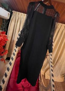 Black Sheath Midi Dress