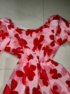 Floral Print Tiered Dress