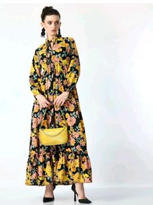 Floral Print Maxi Dress