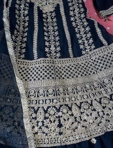 Beautiful Blue Party Wear Sarara Set