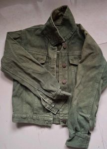 Green /olive Denim Jacket