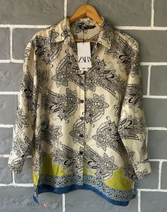 Zara Printed Shirt - New with Tag
