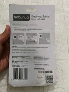 Babyhug Electrical Socket Cover With Plug
