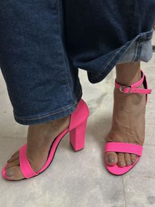 Neon sandals