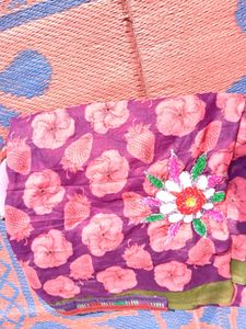 Floral Pattern Saree