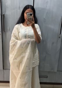 New Libas Kurta And Plazo Set With Dupatta