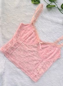 Urbanic Y2k Bustier Sheer Top