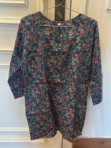 Floral Print Kurta
