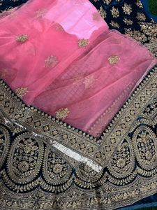 New Bridal Teal blue lehenga Unstitched