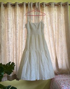 ZARA FRAYED JACQUARD DRESS ZW COLLECTION 🎀