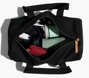 DailyObjects Charcoal Duffle Bag