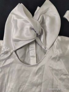 Korean Bow Top - Pure White - S/M