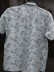 Tropical Print Short Sleeve Shirt