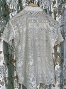 White Patterned Shirt