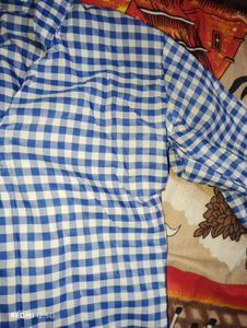 Suit Set Blue & White Checked