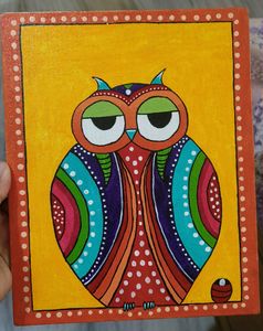 Combo Of Three Hand-painted Wall Decors