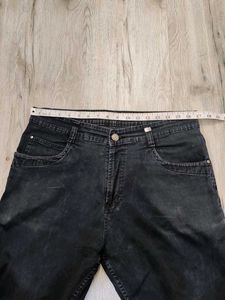 Sc9977 Black Dot Beggy Jeans Waist 34