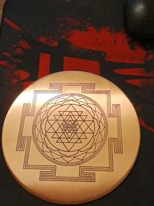 Sri Yantra Copper Plate