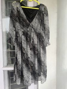 Stylish Animal Print Dress