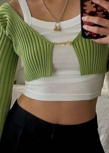 Y2k Green Bolero