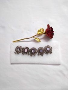 Oxidized Silver Mirror Necklace