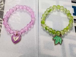 Beaded Charm Bracelets pack of 2