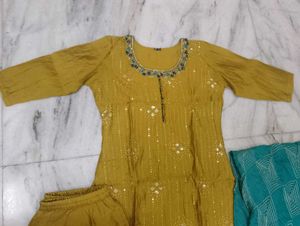 Partywear Kurti Set🎆