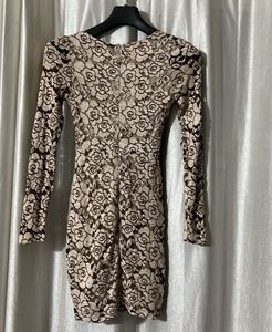 Elegant Lace Mini Dress