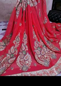 Buy 2 Beautiful Sarees And Jewellery Set