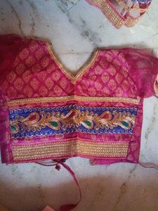 Embroidered Pink Blouse