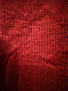 Rust-Colored Knit Turtleneck Sweater