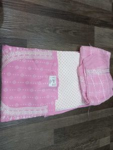 Pink Embroidered Kurta Set