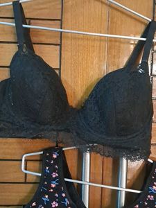 Combo  Of  Three  Front Open Bra N Panty