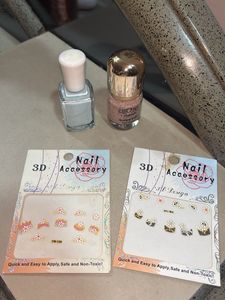 Nail Polish & 3D NailArt Stickers