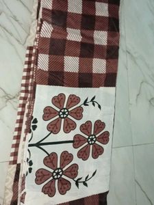 Cotton Double Bed Sheet With 2 PillowCover