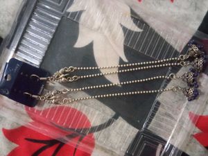 Silver Dangle Jhumka Earrings