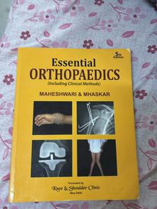 Orthopaedics Book( Maheshwari)