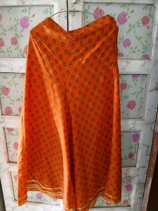 Wishful (W for Woman) Orange Printed Palazzo