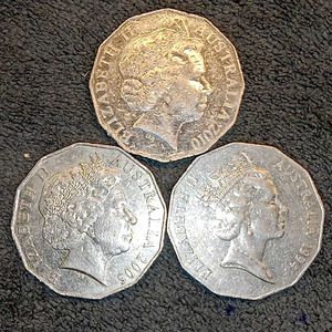 Australia 50 Cents Commemorative Set (3 Pcs)