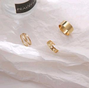 Silver &amp; Gold Ring Set