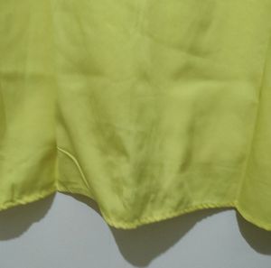Street 9 Bright yellow Hi Low top with cap sleeves