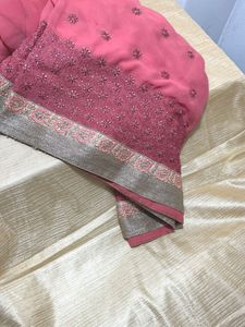 festive wear heavy saree