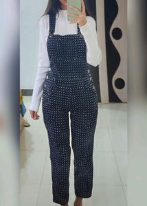Black Dungree For Girls