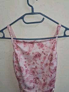 Floral Pink Bodycon Dress