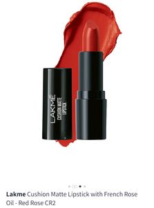 1 Pc Lakme Cushion Matt Lipstick Totally New(Origi